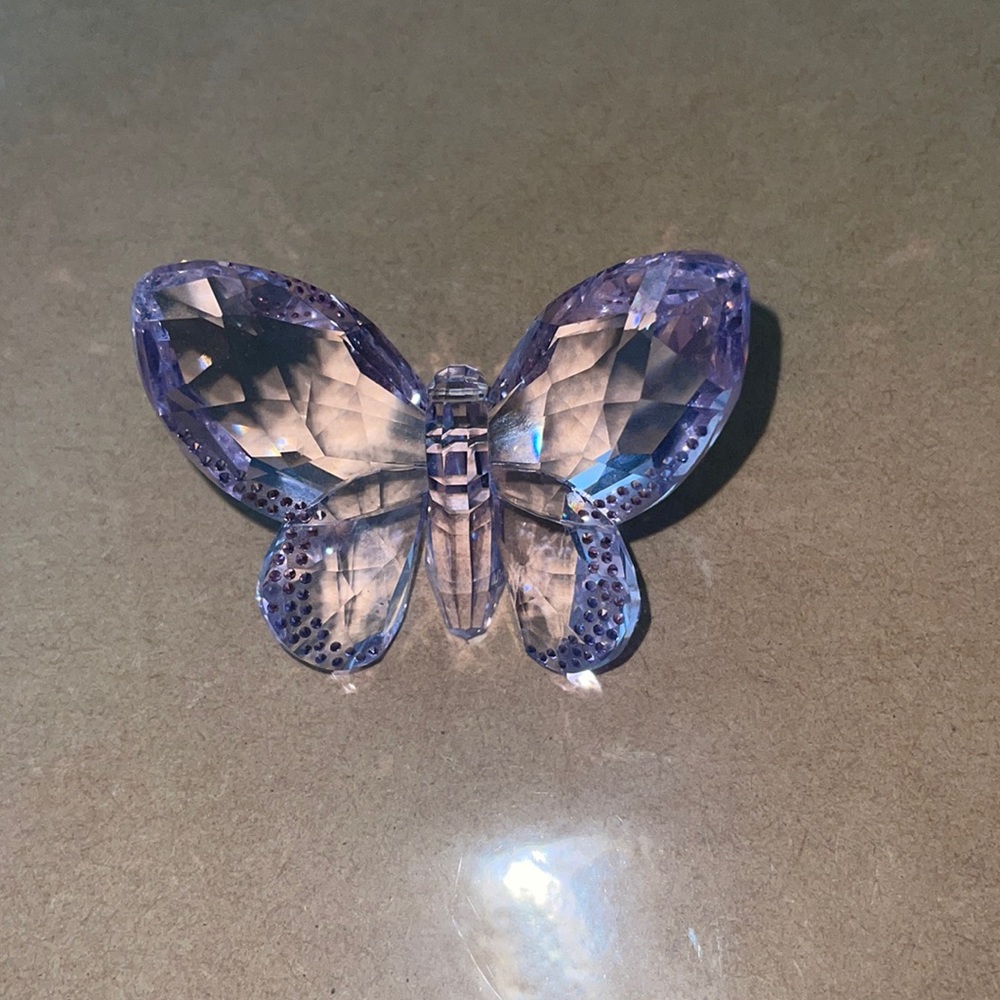 Swarovski crystal butterfly
